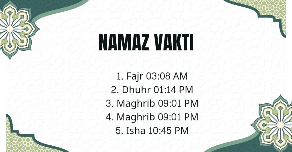 NAMAZ VAKTI